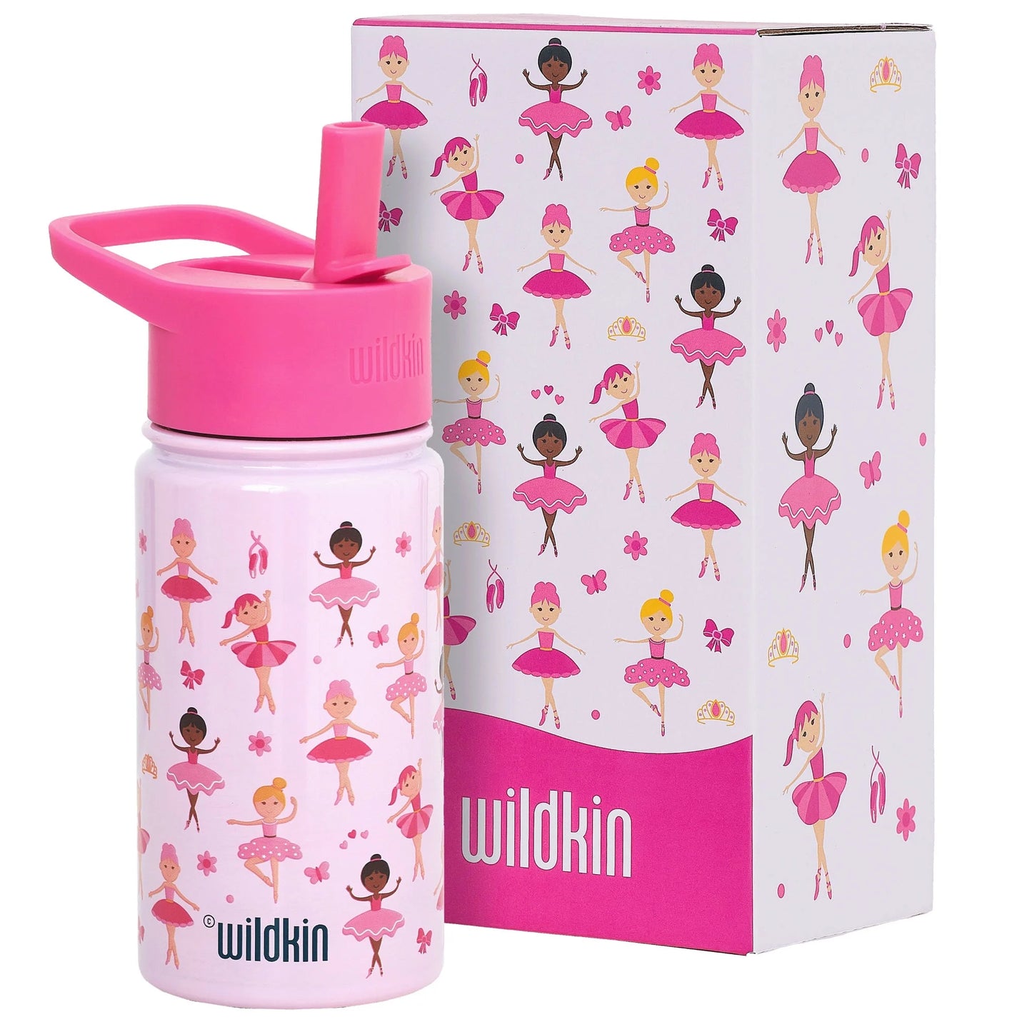 Wildkin Ballerina Water Bottle 14 oz