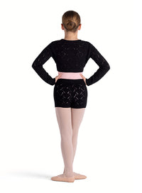 Bloch Child Knit Full Length Wrap Top