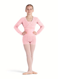 Bloch Child Knit Full Length Wrap Top