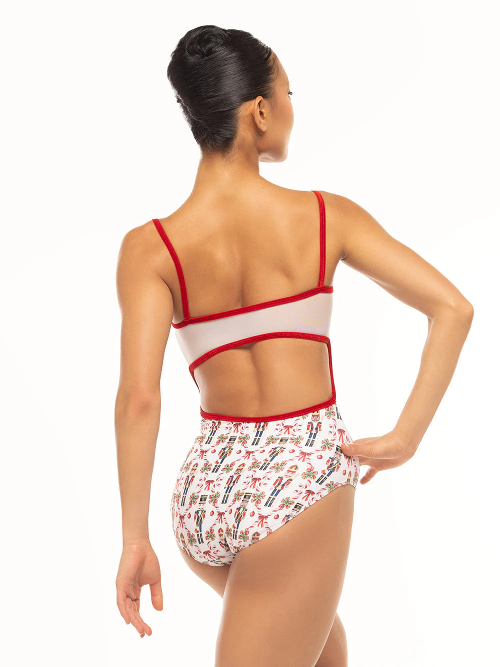 Eleve Helena Candy Cane Court Leotard