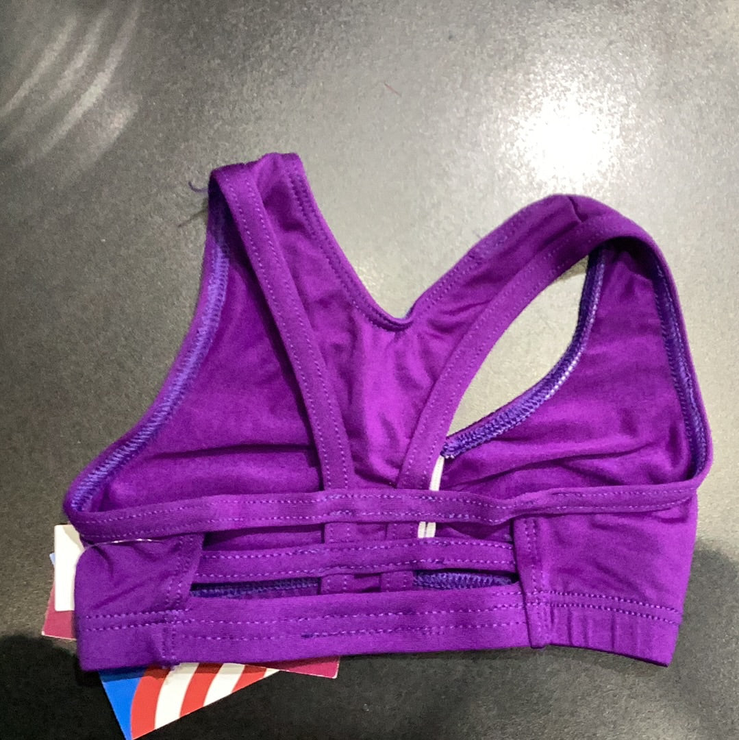 Motionwear Purple Girls Bra Top