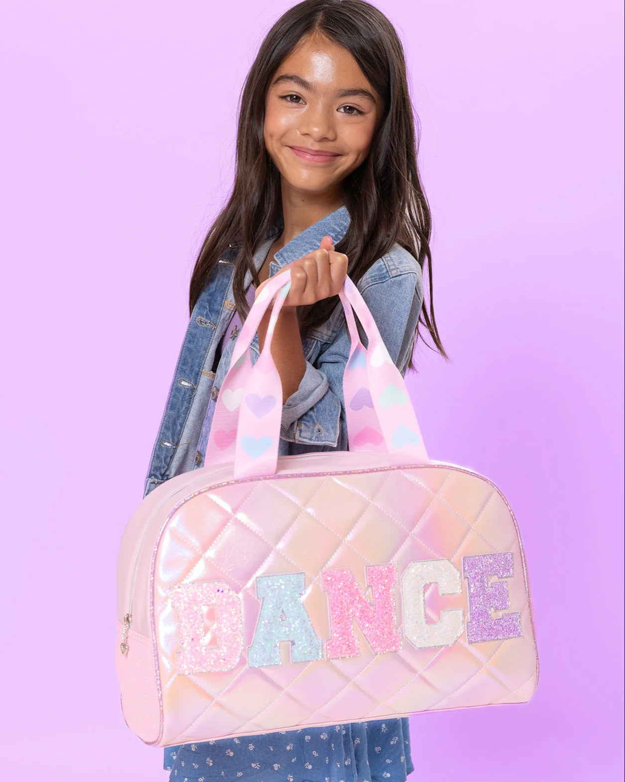 OMG Dance Metallic Quilted Dance Duffle