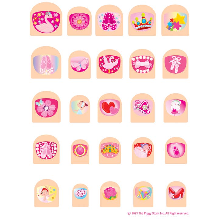Lil' Fingers Nail Art | Pretty Ballerinas Scented Nail Stickers