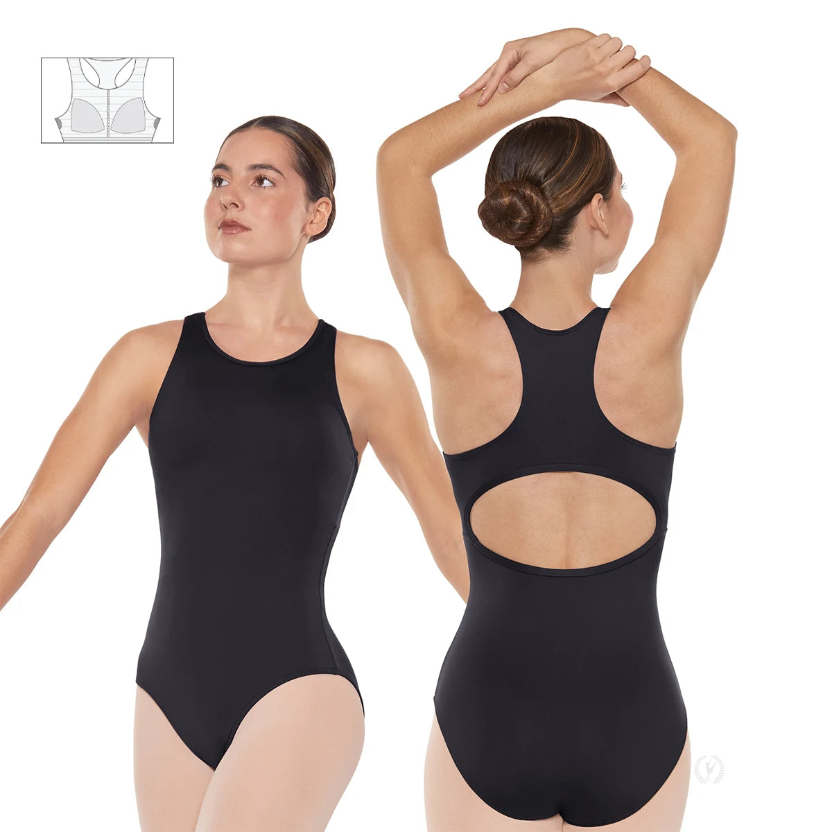 Adult Microfiber Racerback Tank Leotard