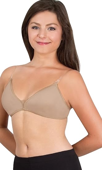 Eurotard 95624 Womens Seamless Padded Wide Band Bra by EuroSkins –  dancefashionssuperstore