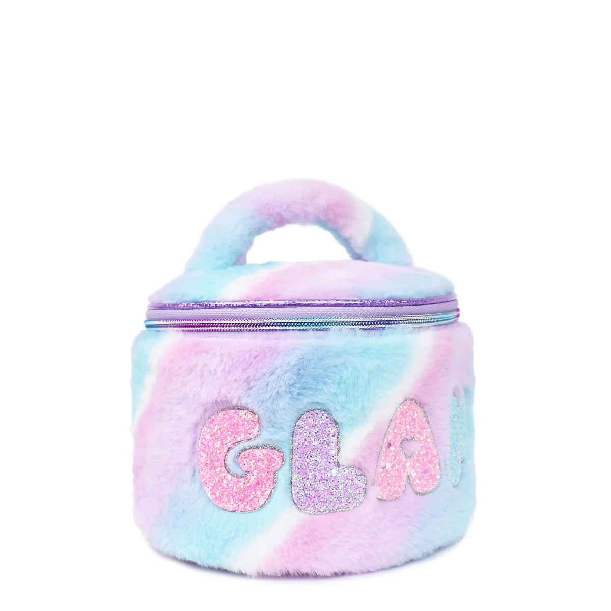 OMG 'Glam' Ombre Plush Rounded Glam Bag