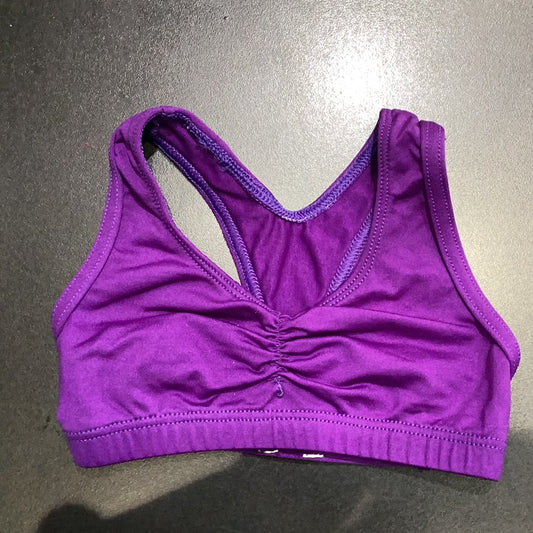 Motionwear Purple Girls Bra Top