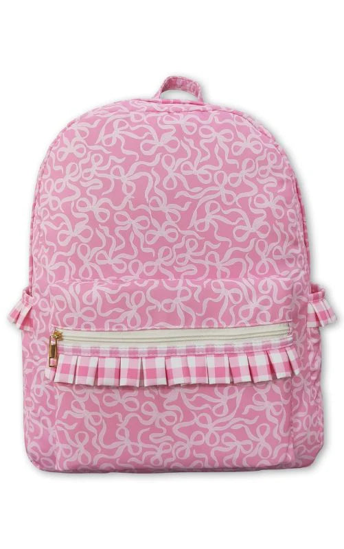 Pink Bow Backpack