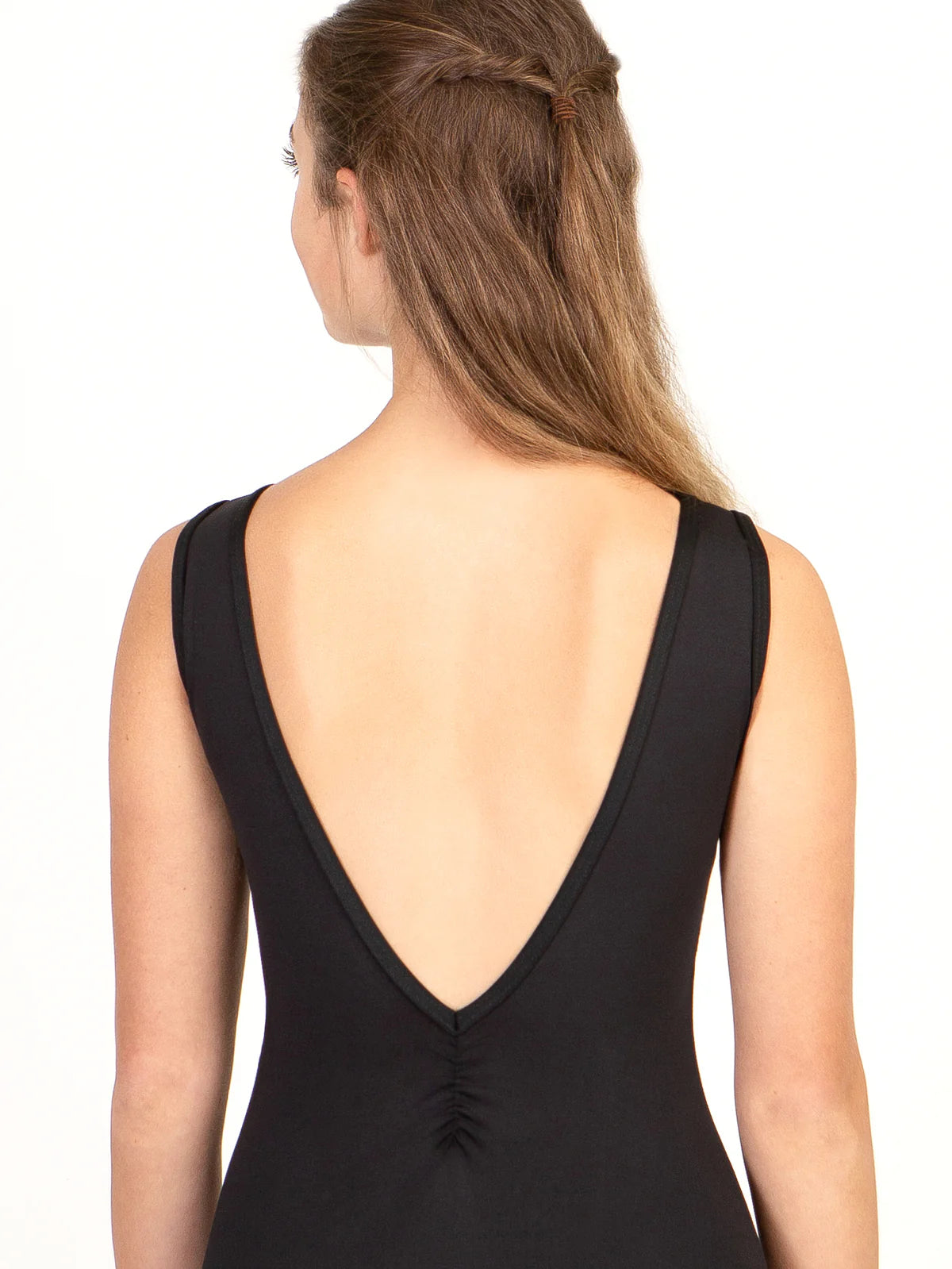 Suffolk Bateau Neck Adult Leotard with Low Pinch Back