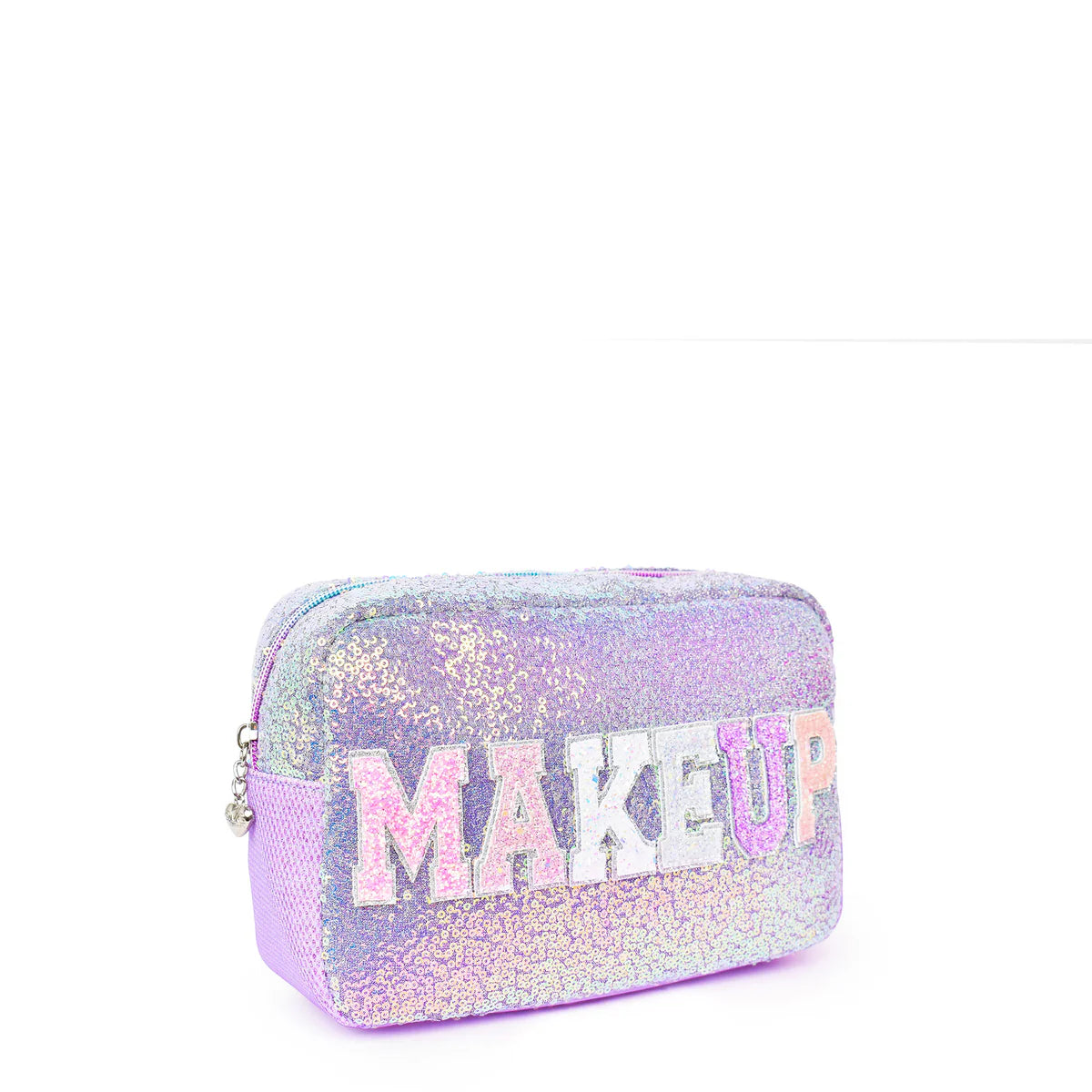 OMG 'Makeup' Sequin Lavender Pouch