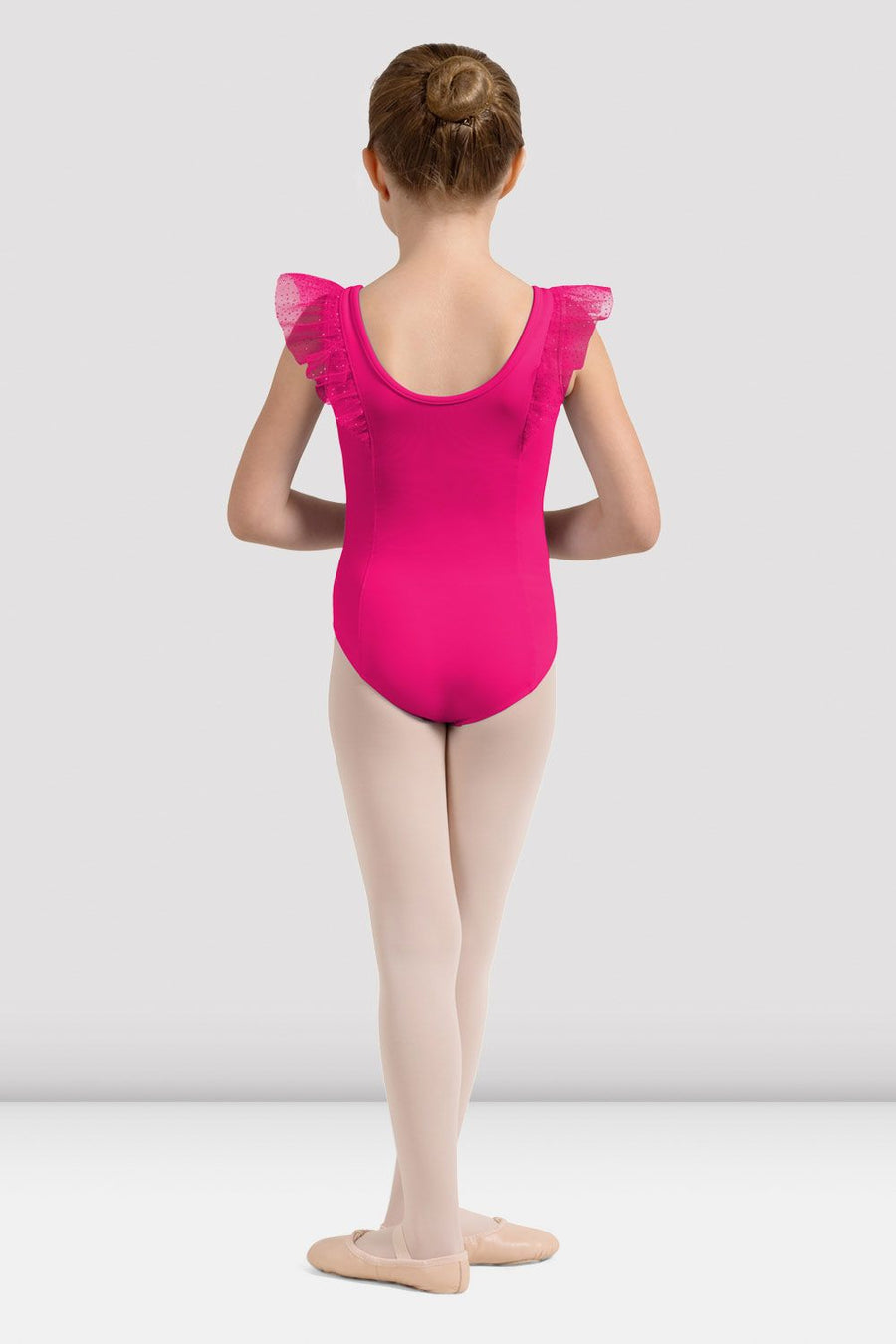 V Neckline Frill Tank Leotard