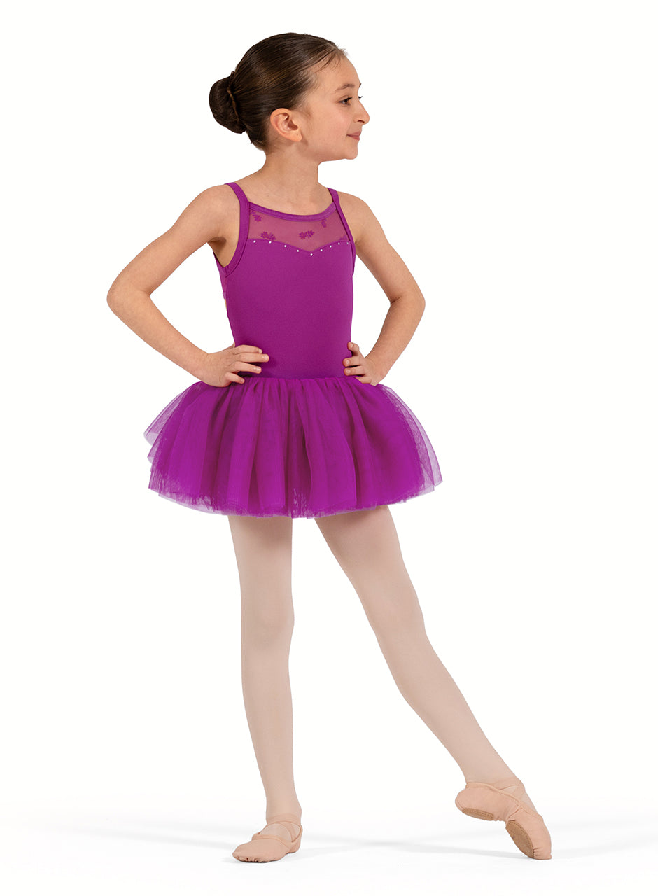 Bloch Floral Print Camisole Tutu Leotard