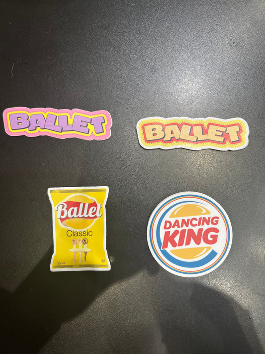 Assorted Dance Stickers $4.50