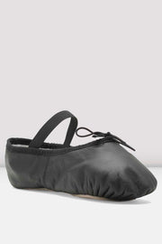 Bloch Adult Dansoft Black Leather Ballet Shoes