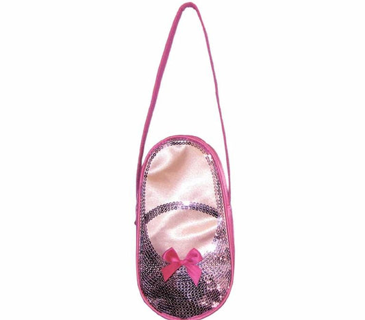 Satin and Sequence Ballet Slipper Tote