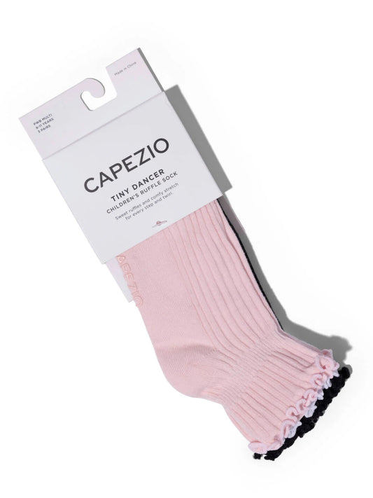 Capezio Children’s Scalloped Edge Sock- 3 pack