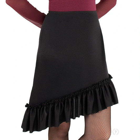 Eurotard Womens Ruffle Hem A-Line Ballroom Skirt