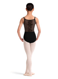 Children’s Bloch Front Croset Back Emb Cami Leotard