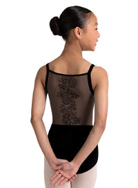 Children’s Bloch Front Croset Back Emb Cami Leotard