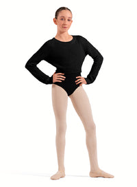 Bloch Children Loose Crop Cable Knitted Top