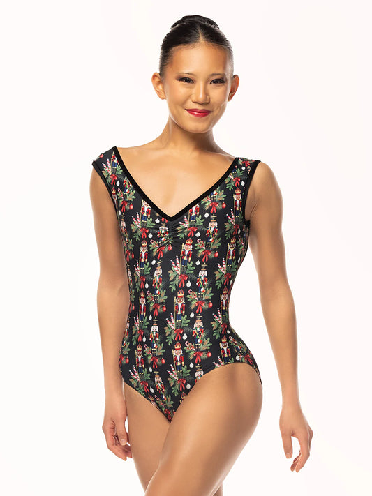 Eleve Stella Leotard Holiday Regiment
