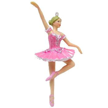 Pink Tutu Ballerina Resin Ornament