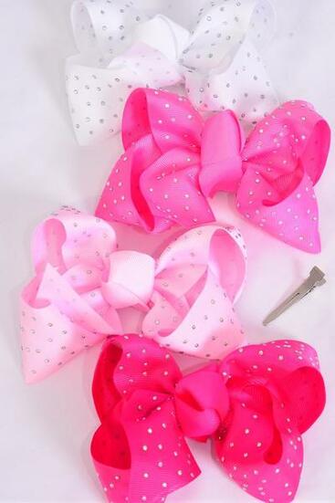 Rhinestone Studded Bow