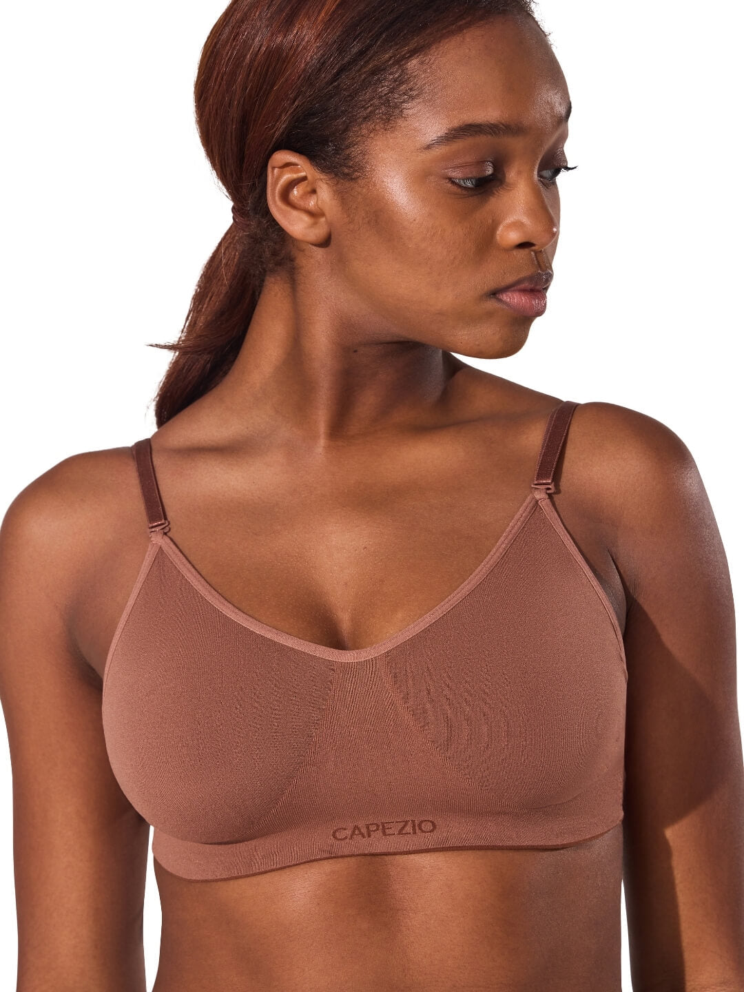 Capezio Seamless Clear Back Bra