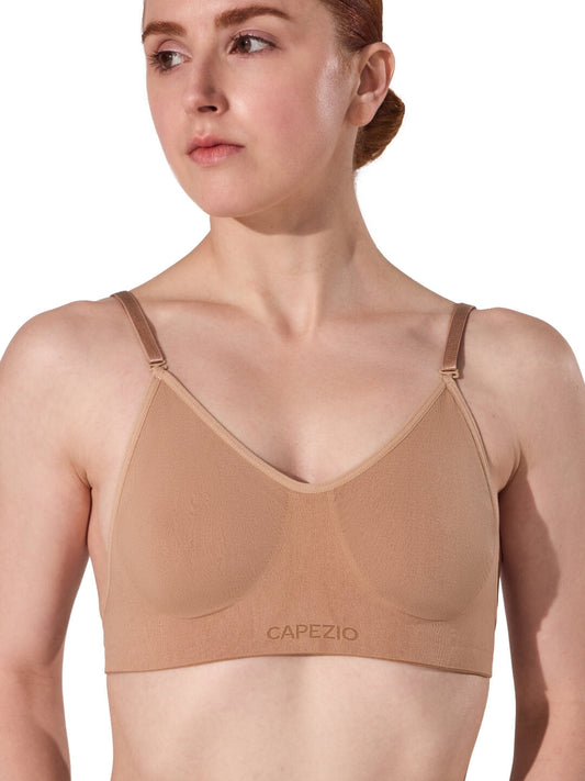 Capezio Seamless Clear Back Bra