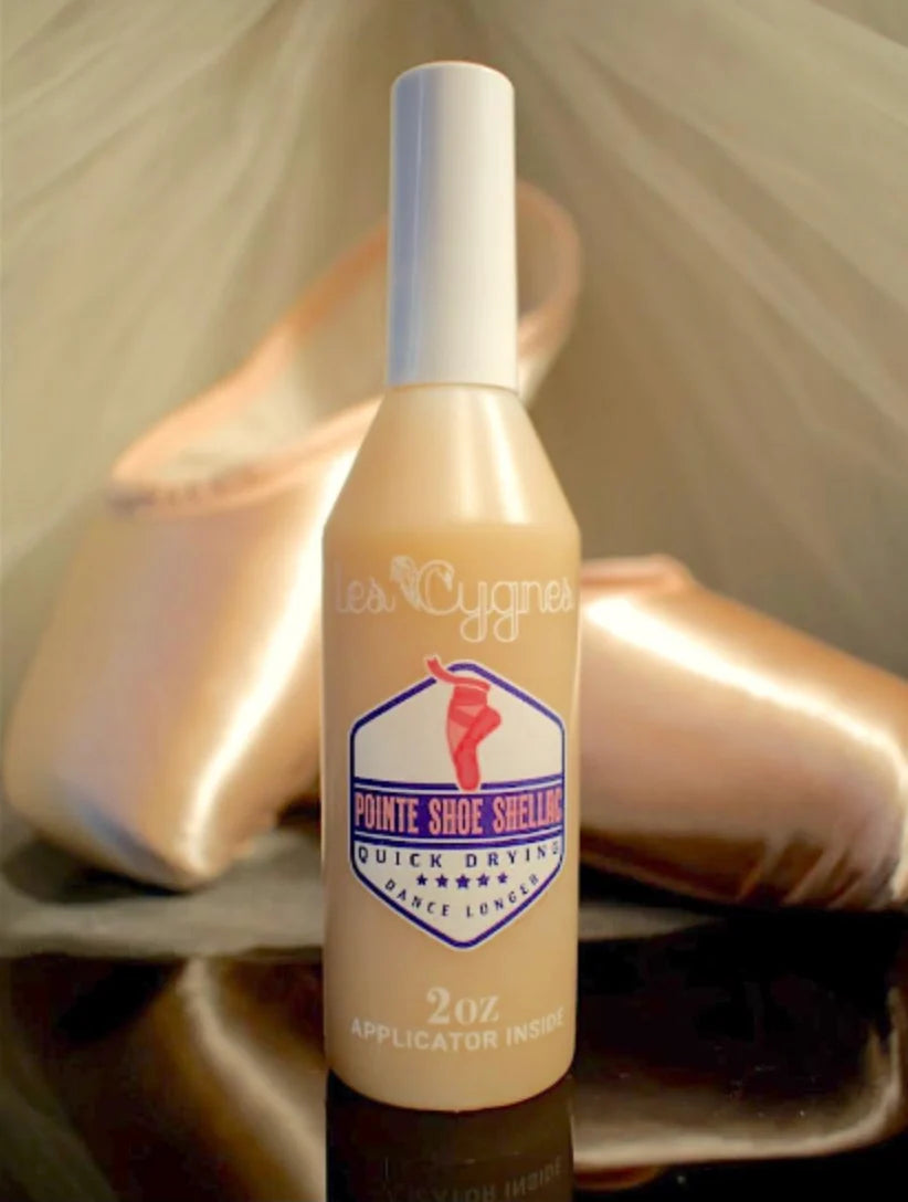 Les Cygnes Pointe Shoe Shellac