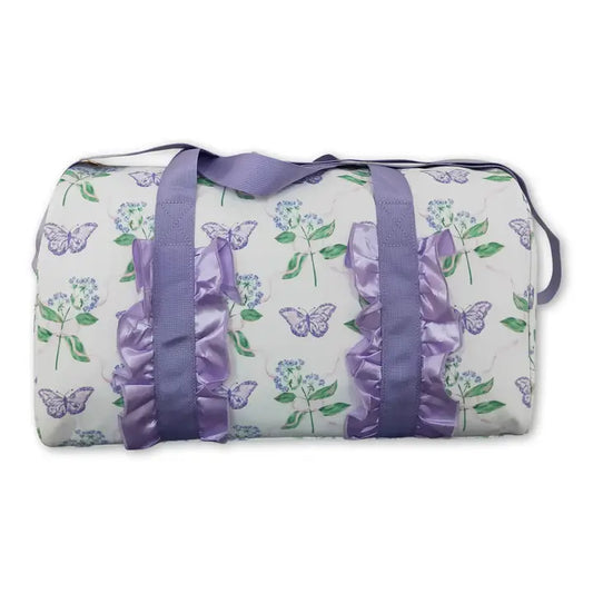 Purple Butterfly Duffel