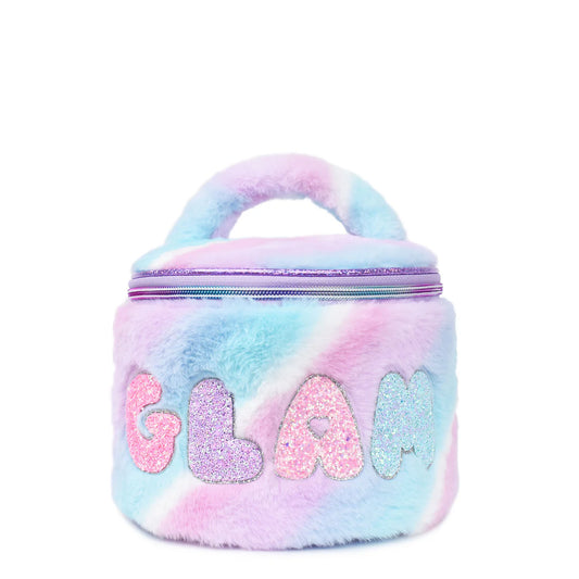 OMG 'Glam' Ombre Plush Rounded Glam Bag