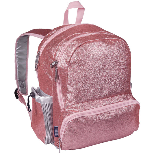 Pink Glitter Backpack - 17 Inch