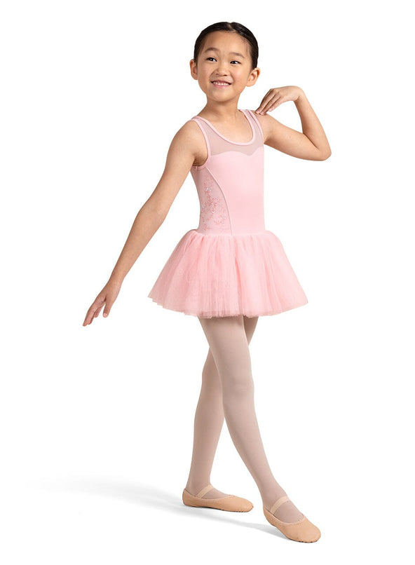 Bloch Child Scoop Neck Mesh Back Tank Tutu Leotard