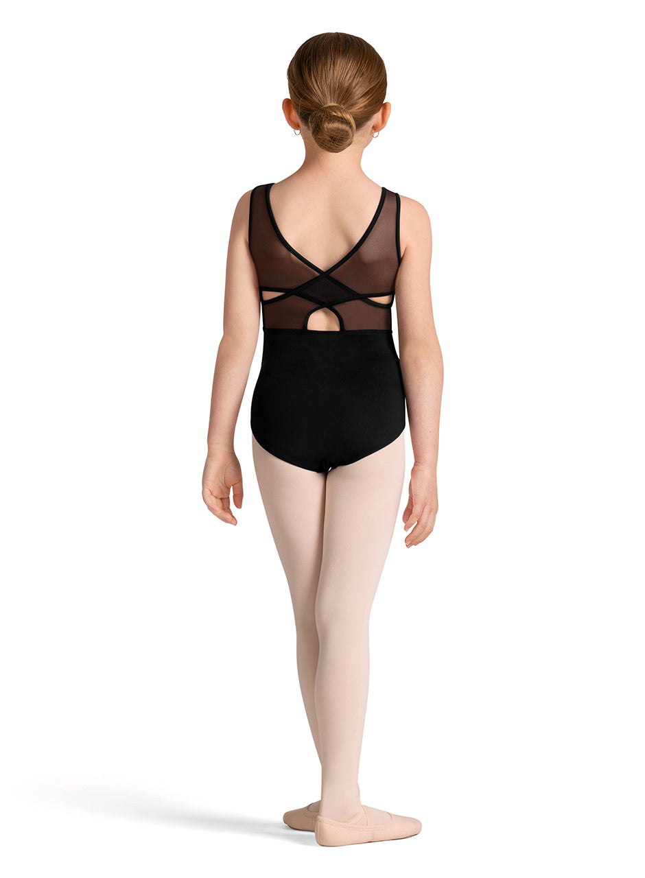 Bloch Back Cross Mesh Tank Leotard