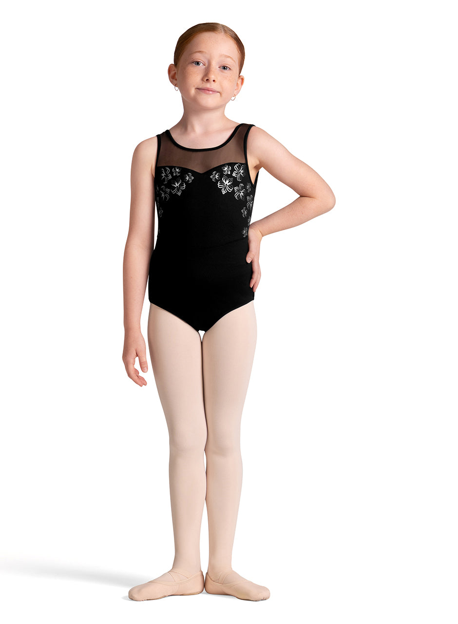 Bloch Back Cross Mesh Tank Leotard