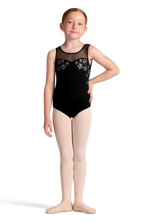 Bloch Back Cross Mesh Tank Leotard