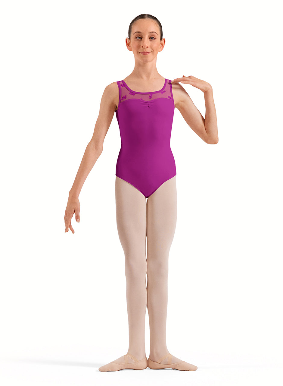 Bloch Floral Flock Print Tank Leotard