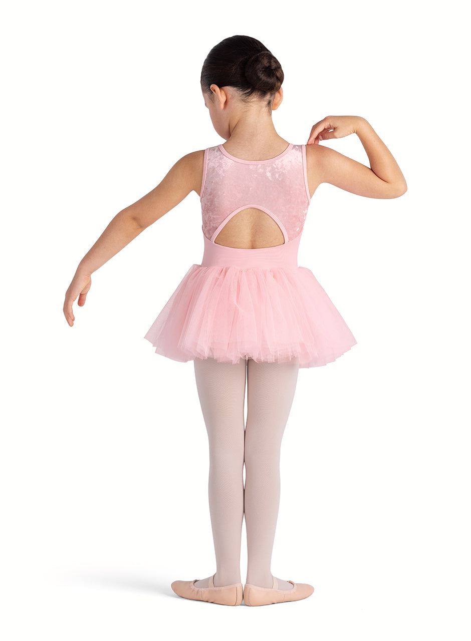 Velvet Studded Tutu Leotard