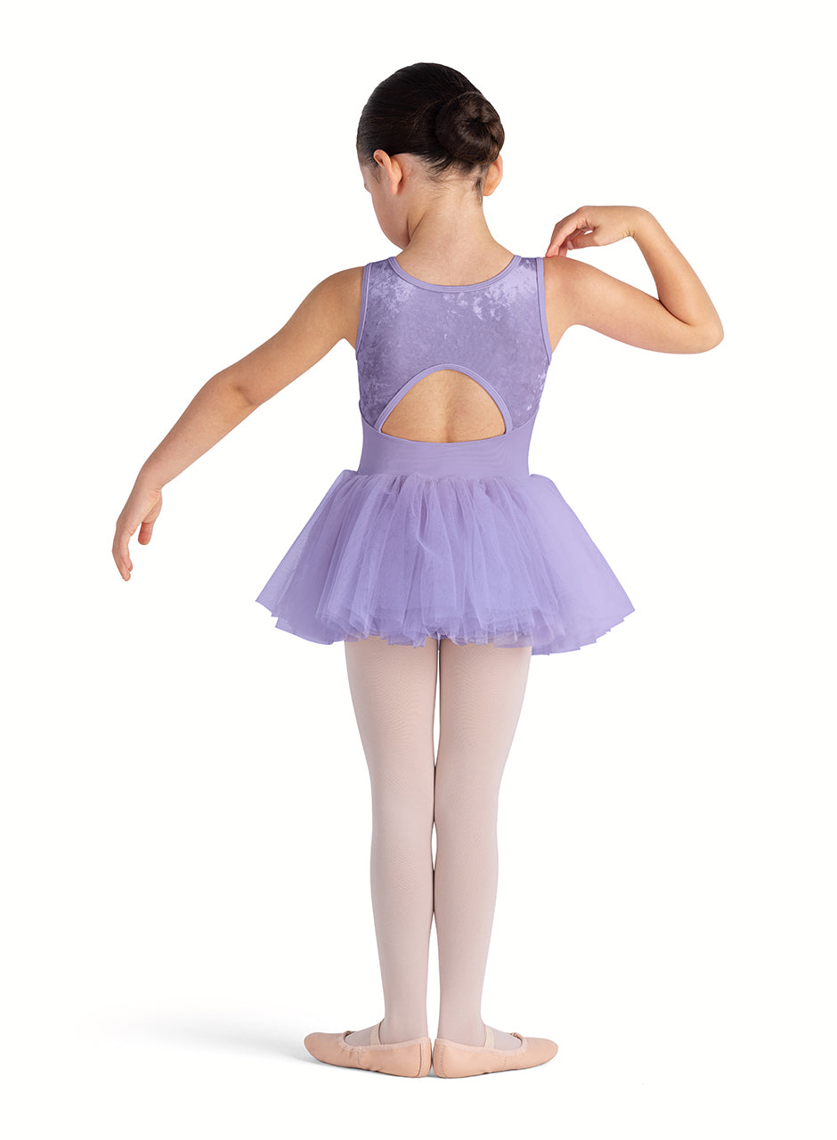 Velvet Studded Tutu Leotard