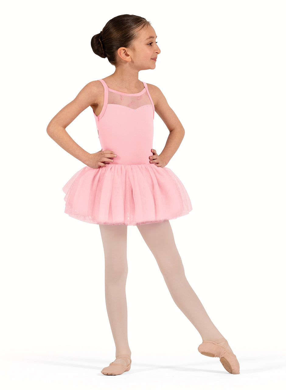 Bloch Floral Print Camisole Tutu Leotard