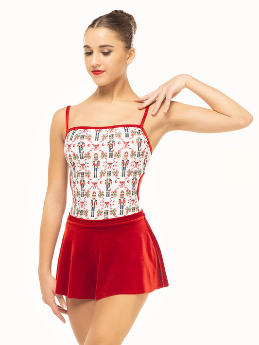 Eleve Helena Candy Cane Court Leotard