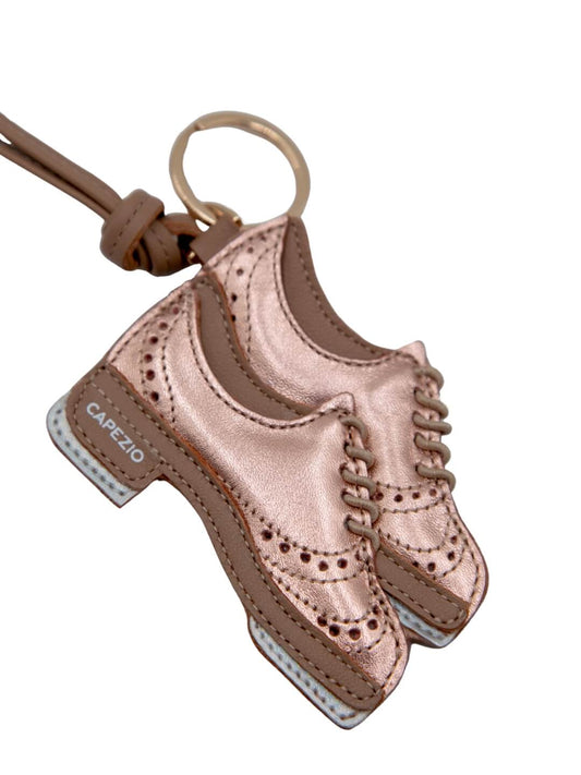 Gold Tap Shoe Bag Charm Keychain