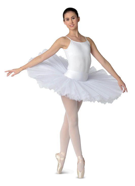 White Professional Platter Tutu Adult Medium