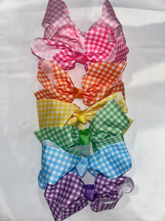 Gingham Bow