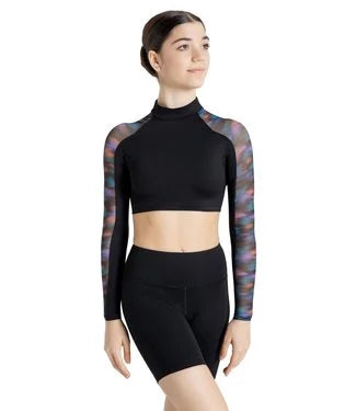 Capezio Mystical Forest Children's Long Sleeve Crop Top