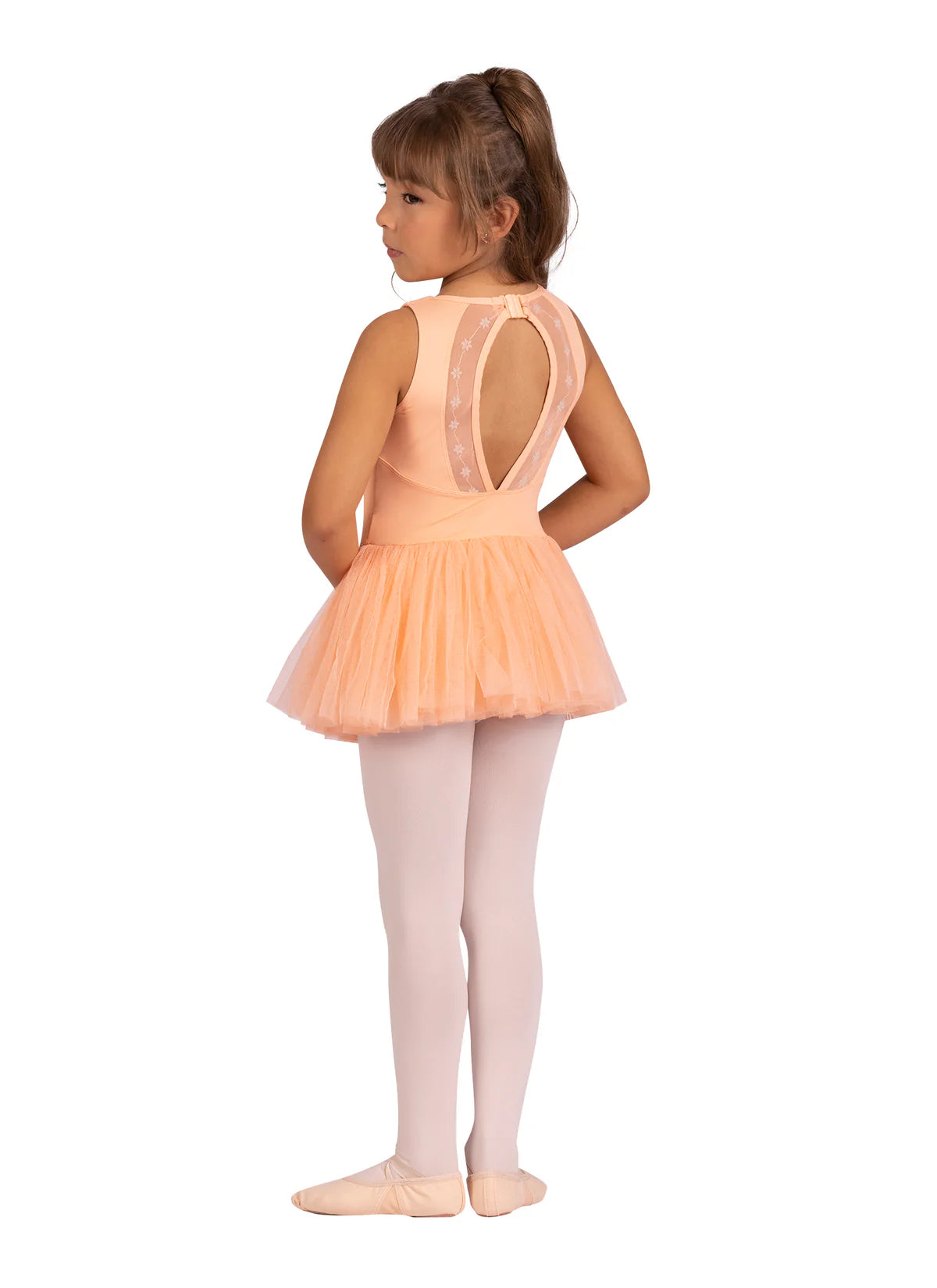 Danznmotion Kids Tank Flocked Dress