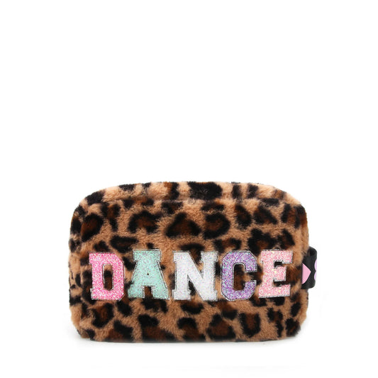 OMG Dance Plush Leopard Pouch