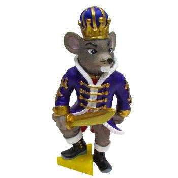 Mouse King on Cheese Resin Ornament