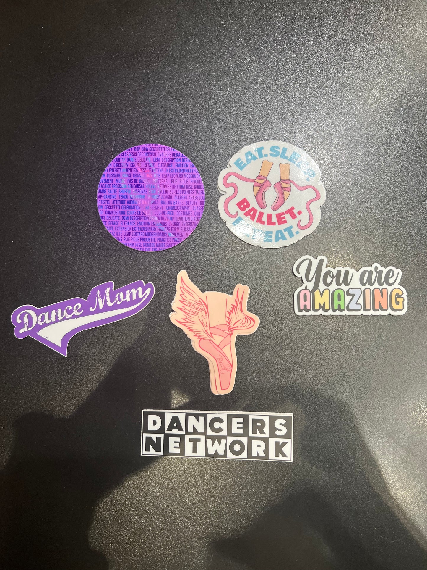 Assorted Dance Stickers $4.00